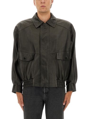 Saint laurent leather bomber jacket - saint laurent - Modalova