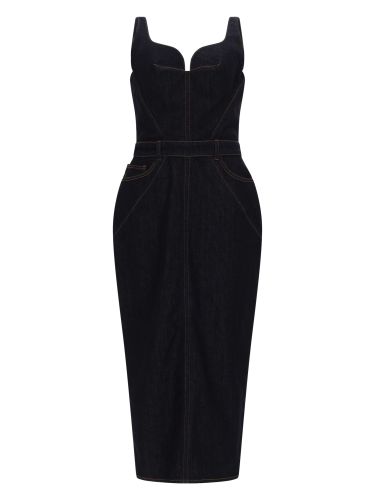 Givenchy abito in denim grezzo - givenchy - Modalova