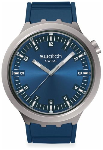 SB07S102 Big Bold Irony INDIGO HOUR (47mm) Navy Watch - Swatch - Modalova