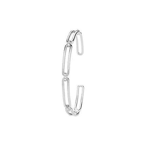 G4432 Silver CZ Paper Clip Bangle Jewellery - James Moore TH - Modalova