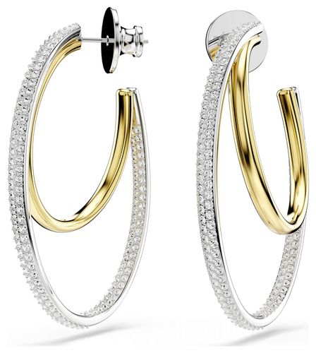 Hyperbola Hoop Earrings Crystals Jewellery - Swarovski - Modalova