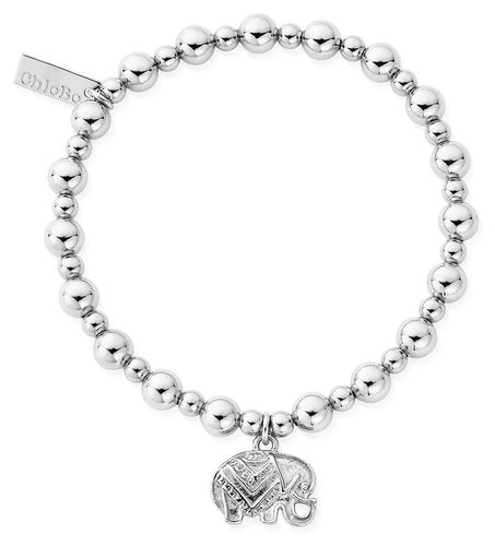 SBMSB534 Mini Small Ball Elephant Bracelet Sterling Jewellery - ChloBo - Modalova