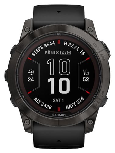 Fenix 7X Pro Sapphire Solar Carbon Gray Watch - Garmin - Modalova