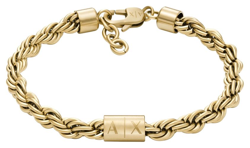 AXG0124710 Men's Gold-Tone Jewellery - Armani Exchange - Modalova