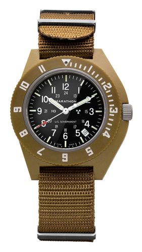 WW194013DT-0002 NAV-D Desert Tan Navigator Date Watch - Marathon - Modalova