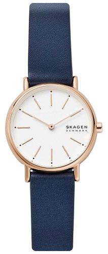 SKW2838 Signatur Leather Strap Watch - Skagen - Modalova