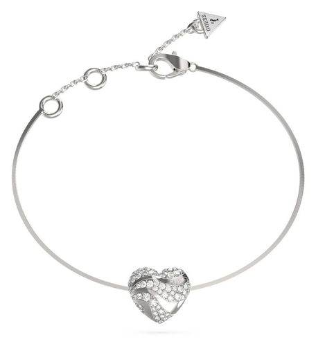 JUBB04502JWRHL Ladies in my Heart solid Bracelet Jewellery - Guess - Modalova