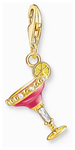 Red Cocktail Glass Charm | Gold Jewellery - Thomas Sabo - Modalova