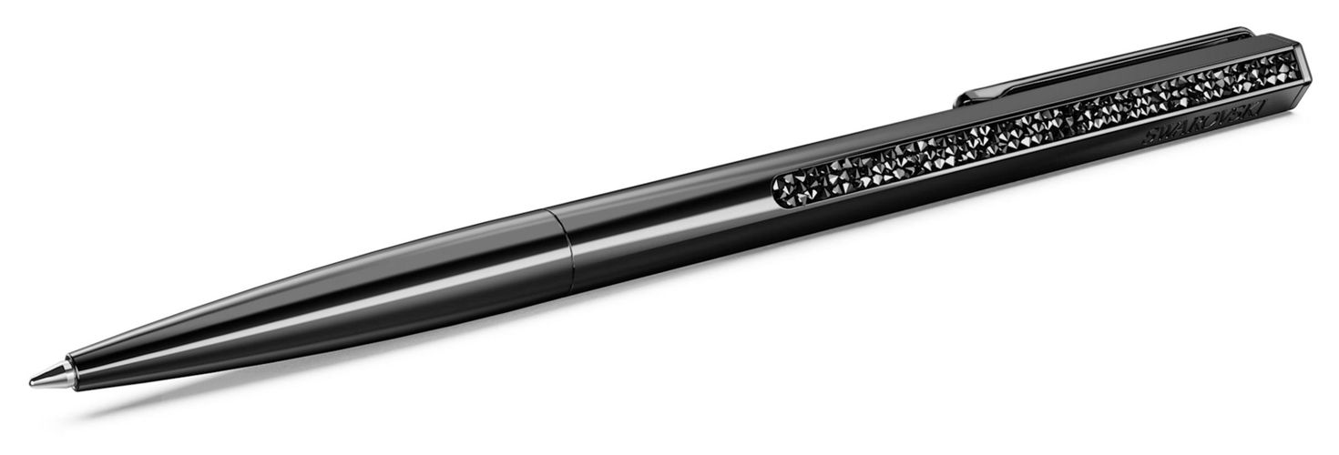 Crystal Shimmer Ballpoint Pen Black Jewellery - Swarovski - Modalova