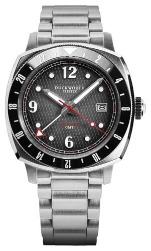 D489-01-ST Rivington GMT (42mm) Fum Watch - Duckworth Prestex - Modalova