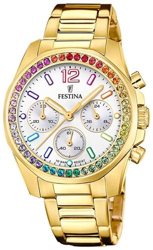 F20609/2 Womens Bracelet Boyfriend Chronograph Watch - Festina - Modalova