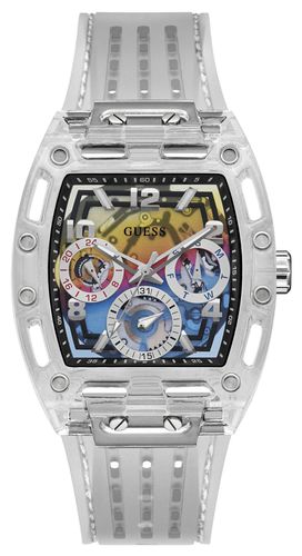 GW0499G3 Men's Phoenix (41.5mm) Rainbow Dial / Clear Watch - Guess - Modalova