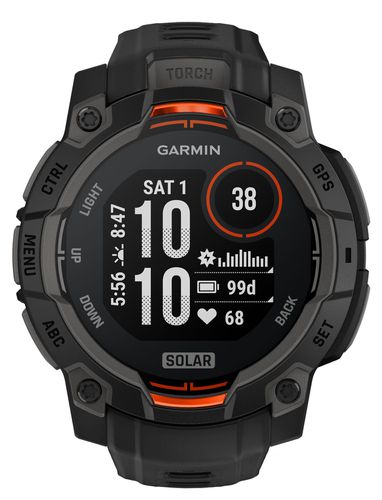 Instinct 3 SOLAR Outdoor GPS Smartwatch Watch - Garmin - Modalova