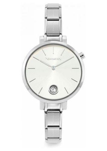 PARIS Watch With Steel Band ROUND With Jewellery - Nomination - Modalova