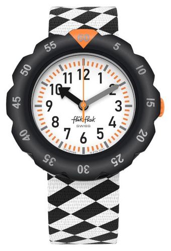 FPSP069 RACE FLAG (34.75mm) Dial / & Watch - Flik Flak - Modalova