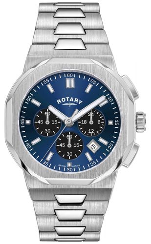 GB05450/05 Sport Chronograph (41mm) Sunray Dial Watch - Rotary - Modalova