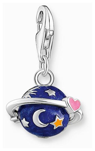 Saturn Charm Pendant Blue Enamel Jewellery - Thomas Sabo - Modalova