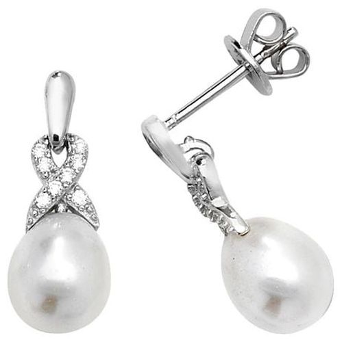 G51175 Cubic Zirconia and Freshwater Pearl Jewellery - James Moore TH - Modalova