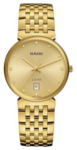 R48914713 Florence Diamonds (38mm) Golden Sunray Dial Watch - RADO - Modalova