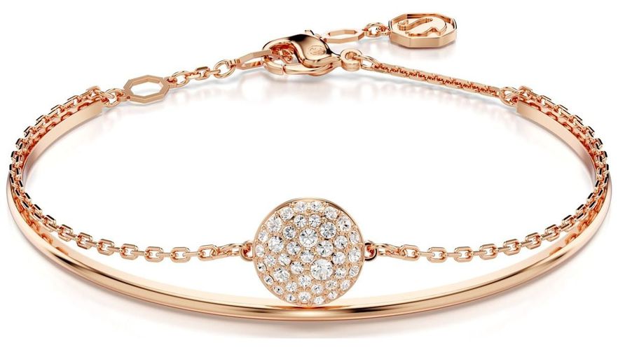 Meteora Bangle White Crystals Rose Gold- Jewellery - Swarovski - Modalova