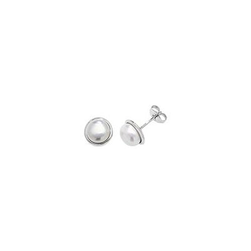 G51176 Silver Large Stud Earrings Jewellery - James Moore TH - Modalova