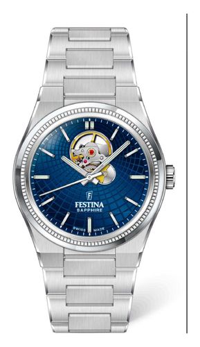 F20053/2 Swiss Made RivÃ© Open Heart Automatic (40mm Watch - Festina - Modalova