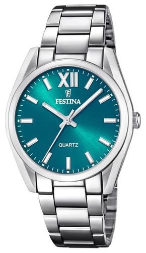 F20622/C Acero Clasico (36.8mm) Turquoise Dial / Watch - Festina - Modalova