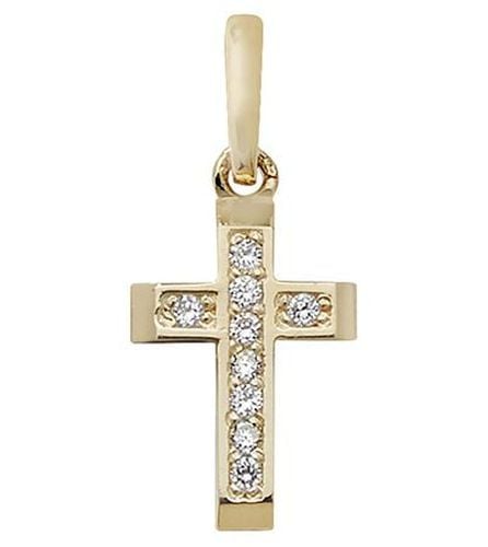 PN991 CROSS CZ PENDANT Jewellery - James Moore TH - Modalova