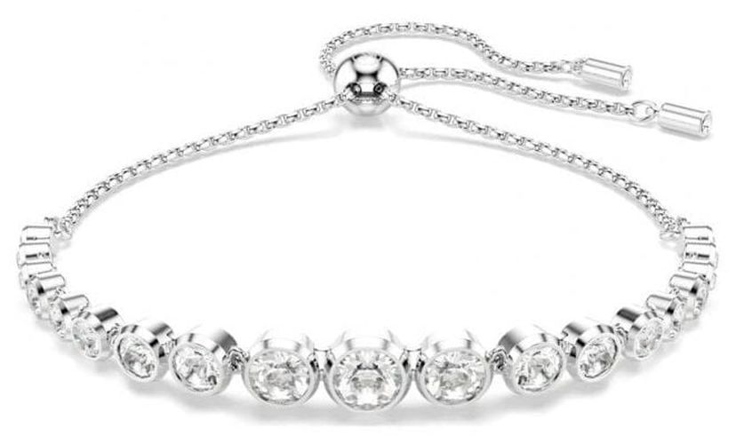 Ladies Silver Imber Tennis Bracelet Jewellery - Swarovski - Modalova