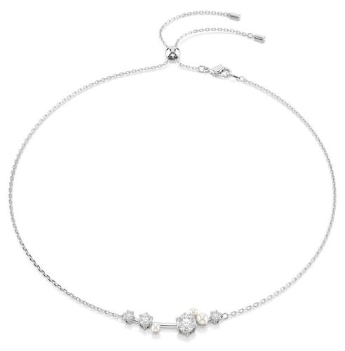 Ladies Constella Silver Necklace Jewellery - Swarovski - Modalova