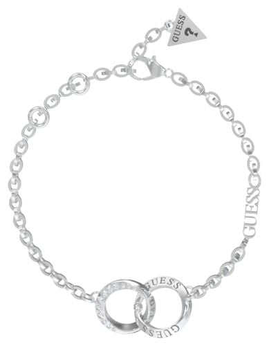 UBB02187RHL Rhodium Plated Mini Forever Interlocking Jewellery - Guess - Modalova