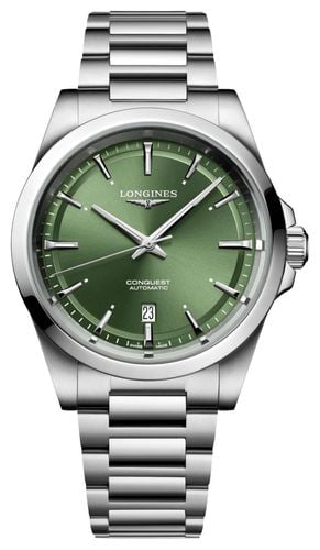 L38304026 Conquest Automatic (41mm) Sunray Watch - LONGINES - Modalova