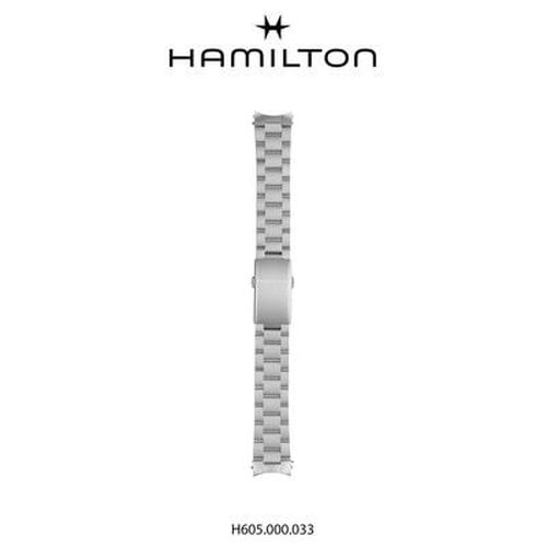 H695000033 Bracelet-Set Steel For Khaki Watch - Hamilton Straps - Modalova
