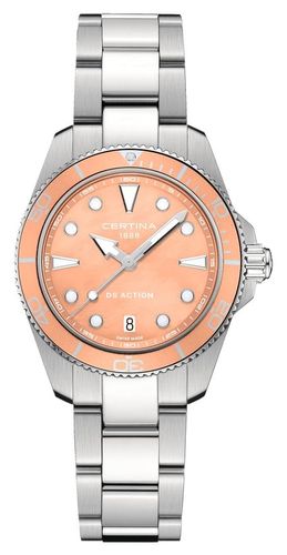 C0482101138100 DS Action Quartz (34.5mm) Peach Watch - Certina - Modalova