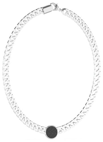 UMN03220STBK Men's King's Road Steel Chain And 19mm Jewellery - Guess - Modalova