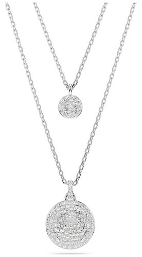 Meteora Layered Pendant Necklace White Jewellery - Swarovski - Modalova