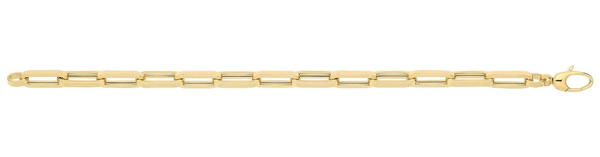 BR695 9ct Yellow Gold Hollow Bracelet Jewellery - James Moore TH - Modalova