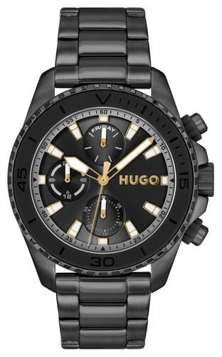 DIVE (44mm) Dial / PVD Stainless Watch - HUGO - Modalova
