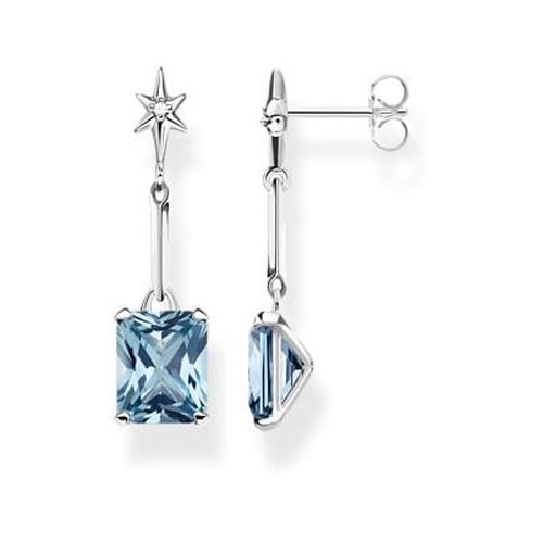 H2115-644-1 Earrings With Aquamarine-coloured Jewellery - Thomas Sabo - Modalova