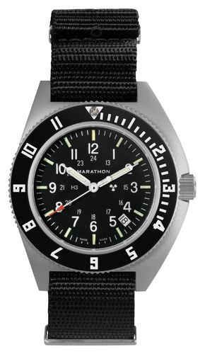 WW194013GG-0103 SSNAV-D Steel Navigator Date Quartz Watch - Marathon - Modalova