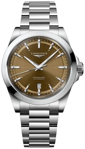 L38304626 Conquest Automatic (41mm) Sunray Watch - LONGINES - Modalova