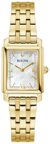 L177 Women's Sutton (21mm) Rectangular Mother-of- Watch - Bulova - Modalova