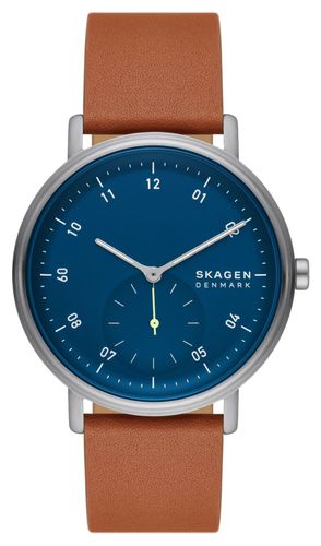 SKW6888 Kuppel (44mm) Dial / Leather Strap Watch - Skagen - Modalova