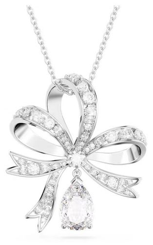 Volta Pendant Bow Large Rhodium Jewellery - Swarovski - Modalova