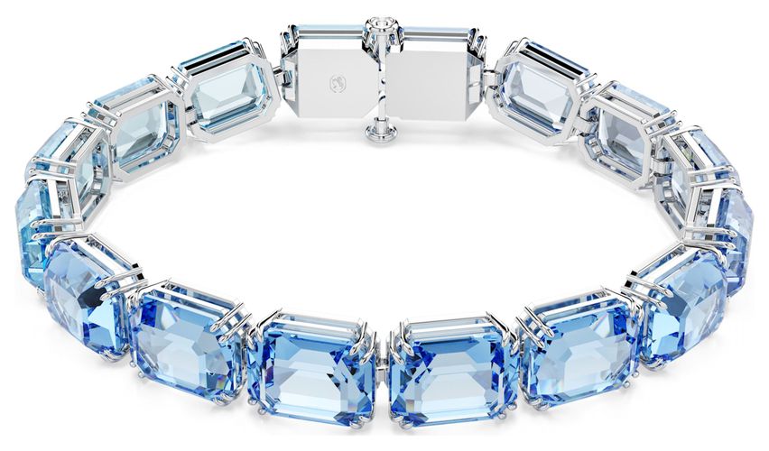 Millenia Bracelet Octagon Cut Blue Jewellery - Swarovski - Modalova