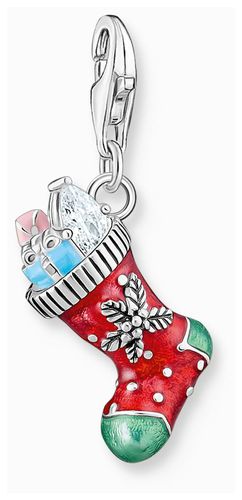 Christmas Stocking Enamel Sterling Jewellery - Thomas Sabo - Modalova