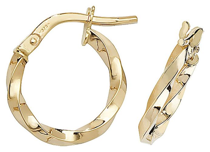 ER1008-08 08mm Hoop Earrings Jewellery - James Moore TH - Modalova