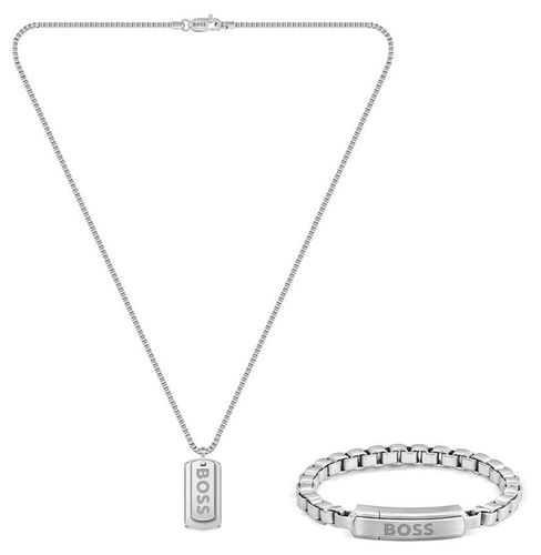 BOSS 1570173 Men's Devon Logo Jewellery - BOSS Jewellery - Modalova