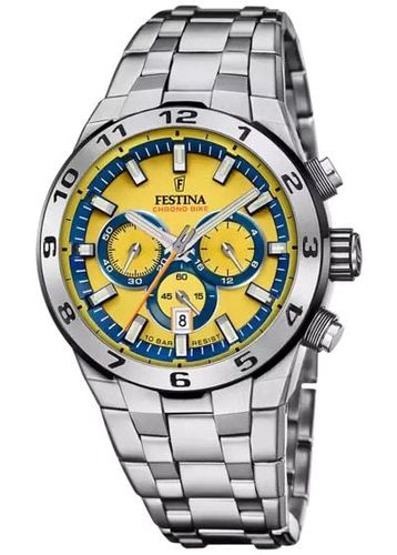 F20670/4 Men's Chrono Bike 2024 (44.5mm) Dial Watch - Festina - Modalova