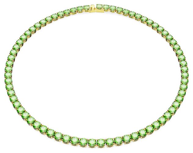 Matrix Tennis Necklace Gold-Tone Plated Jewellery - Swarovski - Modalova